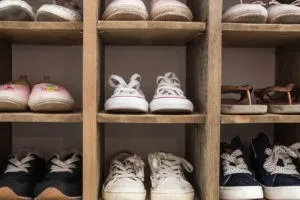Canva-Indoor-Shoe-Rack-of-sneakers-lovers-shoes.2 Wall Safes | Top Shelf Closets