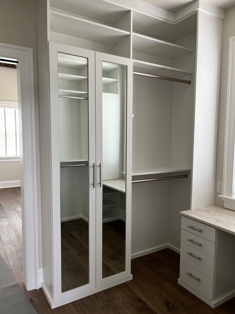 custom mirrors and closet solutions